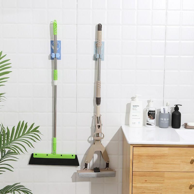 Mop Broom Holder-Wall Mounted Cartoon Mop, Broom Holders(Pack of 3)