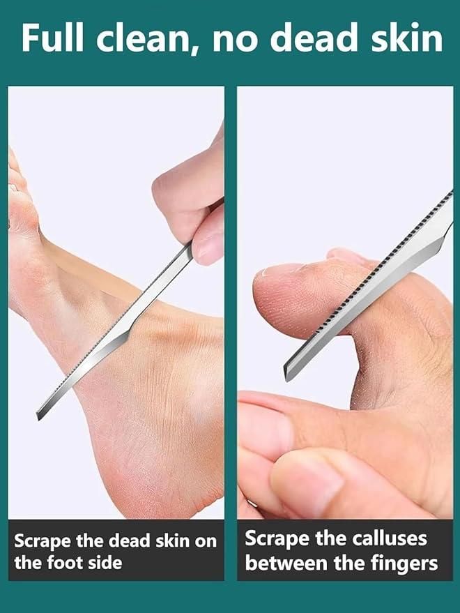 5 Pieces Pedicure Knife Set with Storage Case