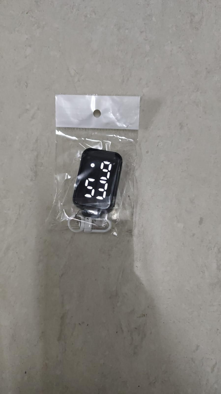 Digital Clock Keychain (Assorted Colors)