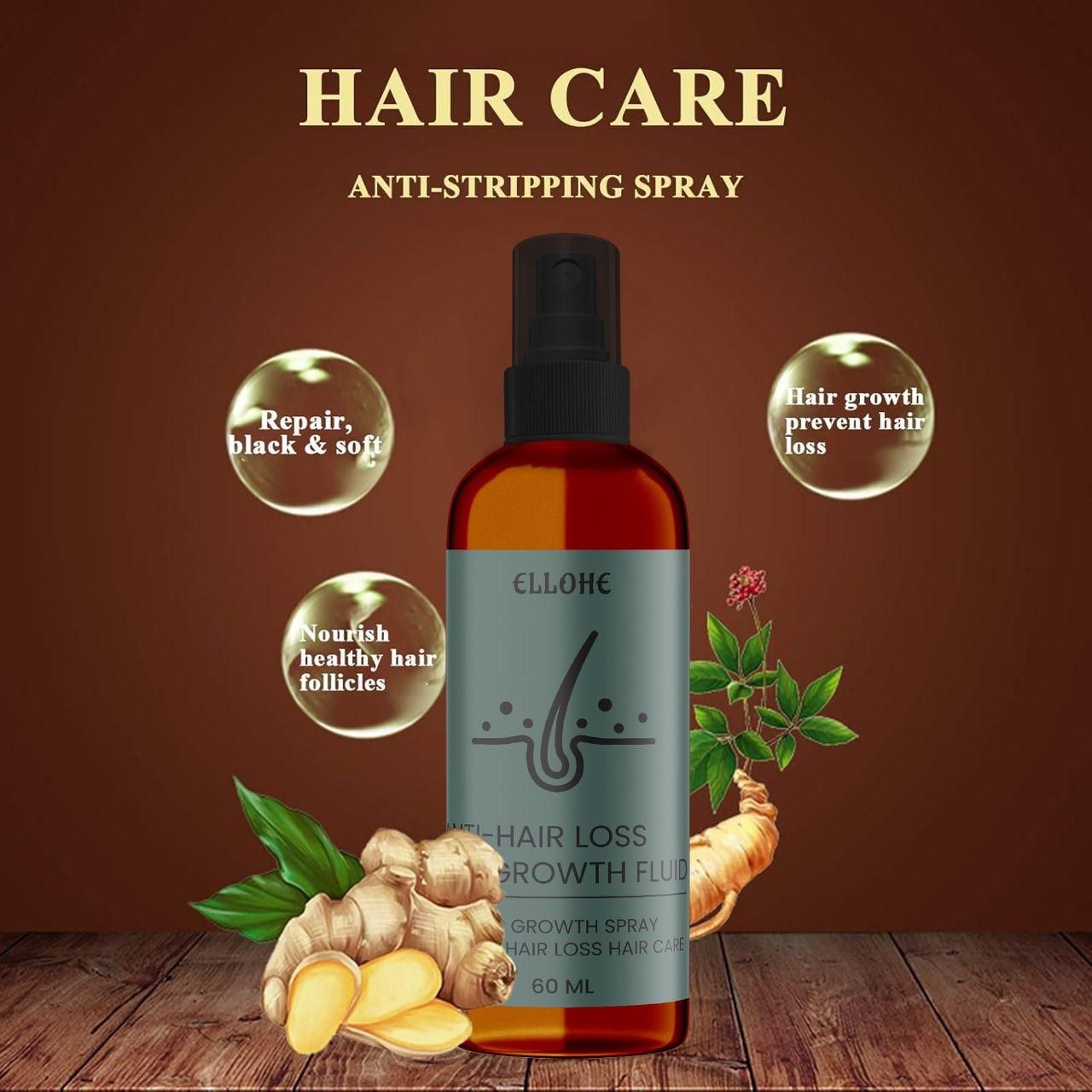 Ellohe Anti Hair Loss Hair Growth Fluid 60 ML Pack of 1