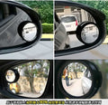 Rear View Mirror- Round Car Rear View Mirror(Set of 2)