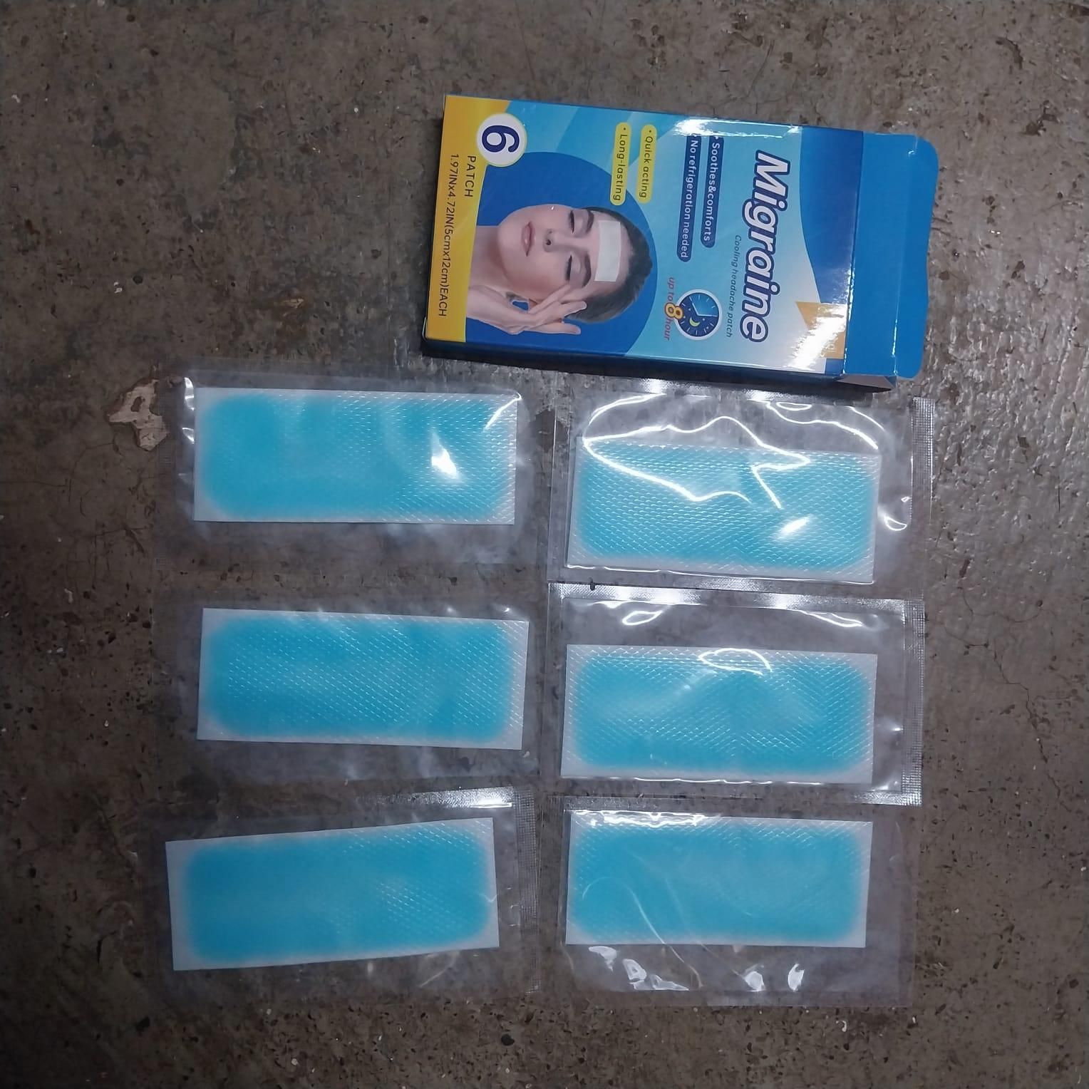 6 Pcs Migraine Cooling Headache Patch