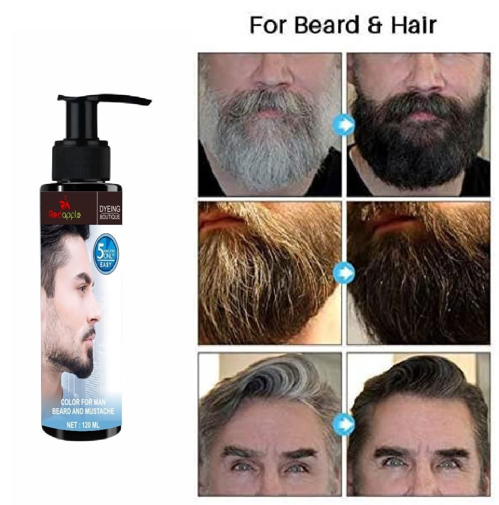 Hair Color Shampoo for Men's 120ml (Pack of 2)
