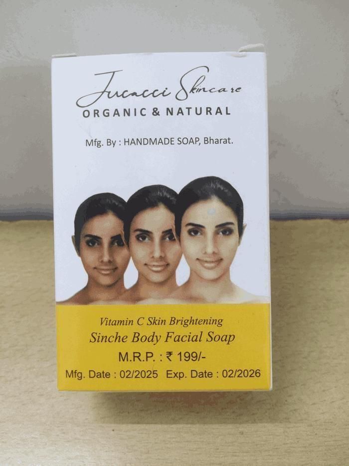 Lucacci Sinche Kojic Skin Whitening Facial Body Soap Pack of 3 - 300 g