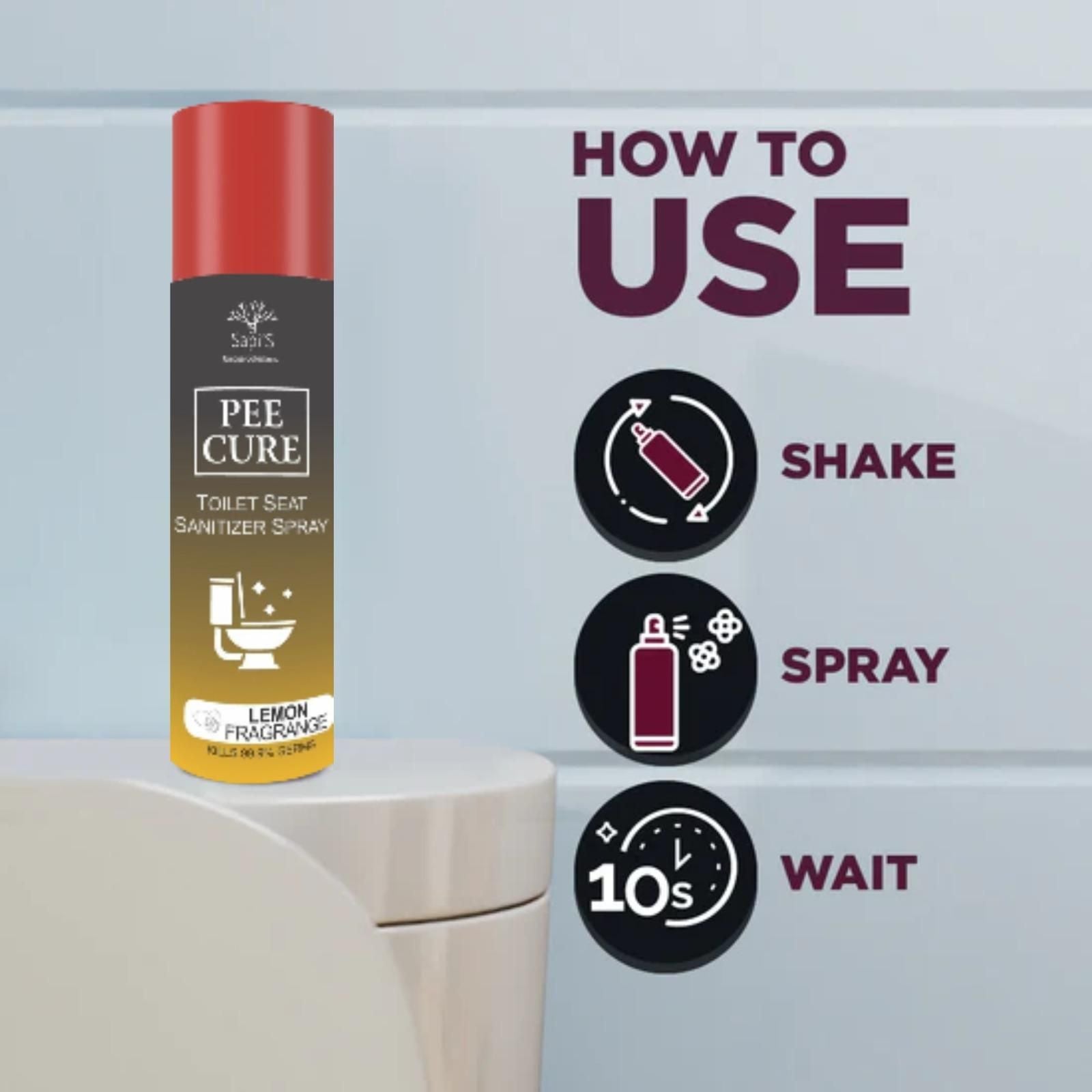 Portable Toilet Seat Sanitizer Spray