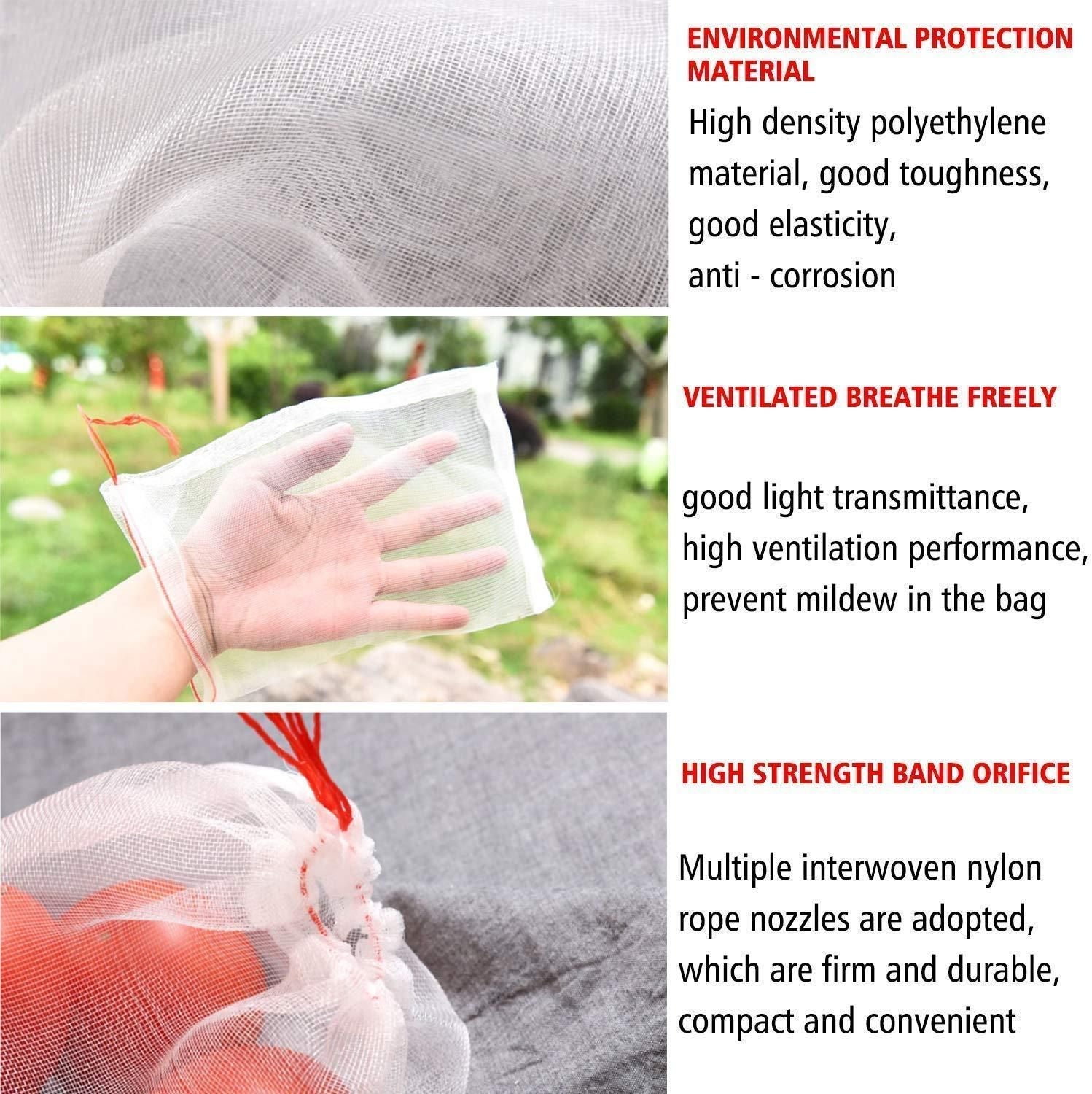 Fruit Protection Bags with Drawstring (Pack of 25)