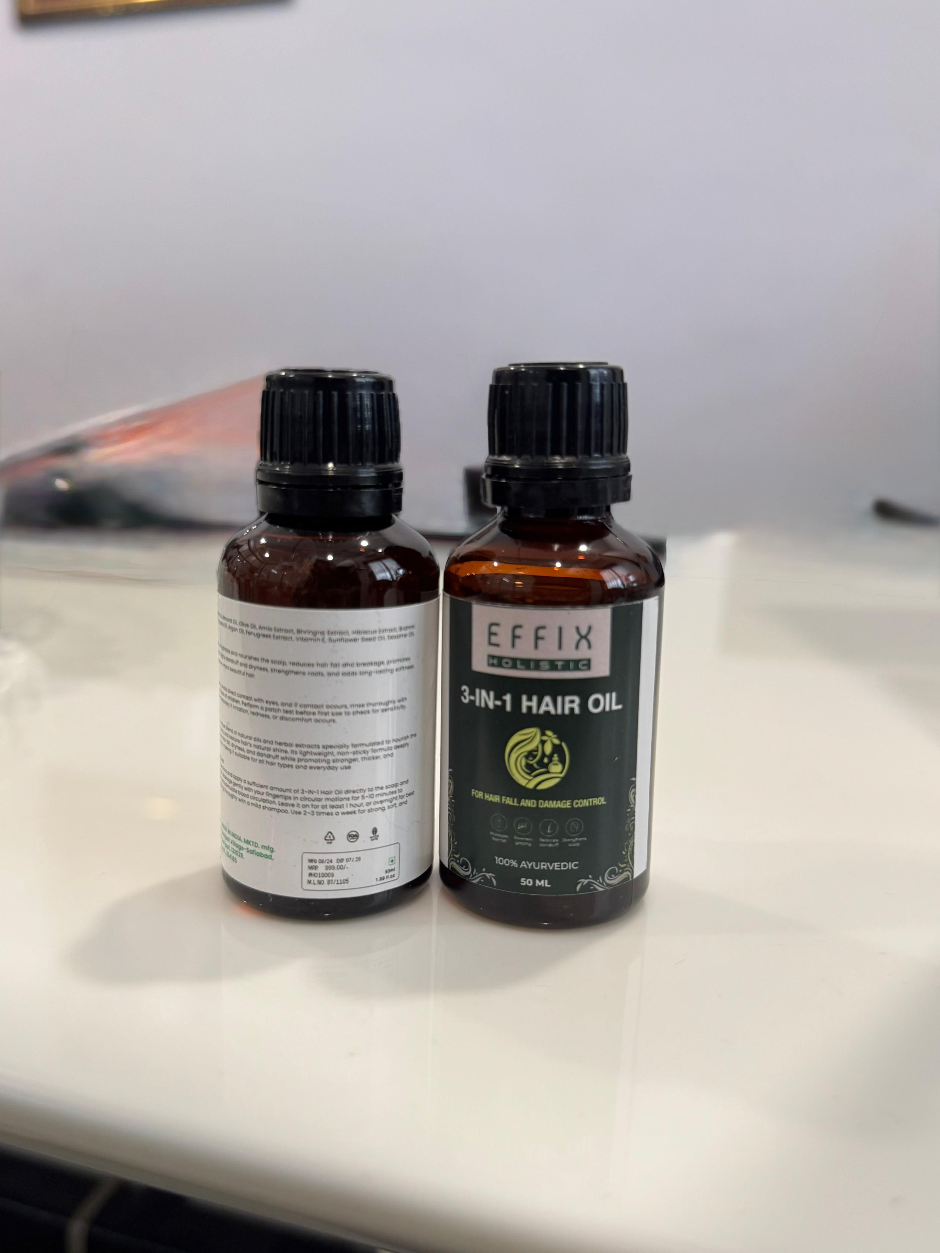 3 in 1 Hair Oil - 50ML