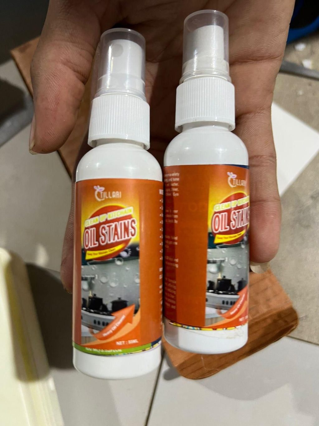 Clean up Kitchen Oil Stains Remover (Pack of 2)