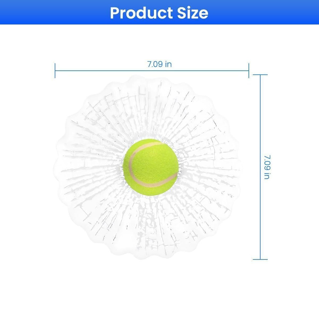 3D Broken Glass Football Car Sticker