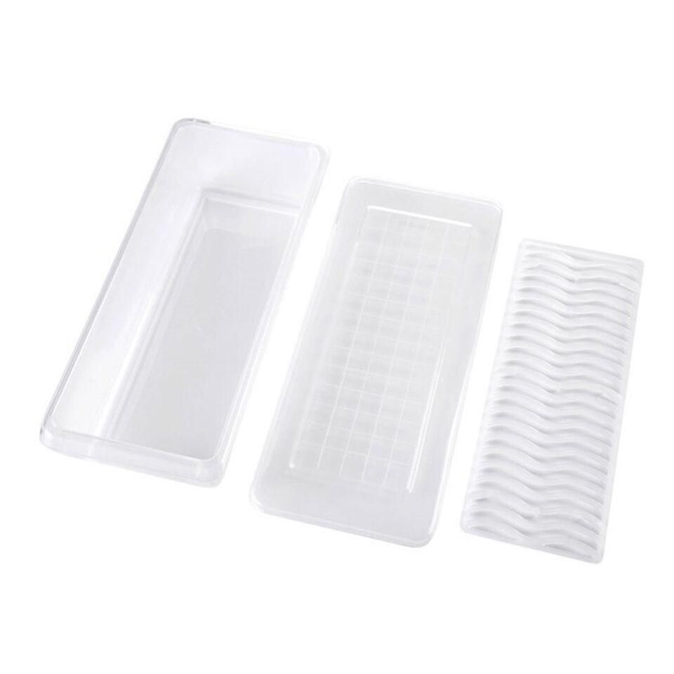 Fridge Storage Containers Box 27*11.6*6.5cm (Pack of 2)