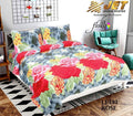 1 Double Bedsheet with 2 Pillow Covers