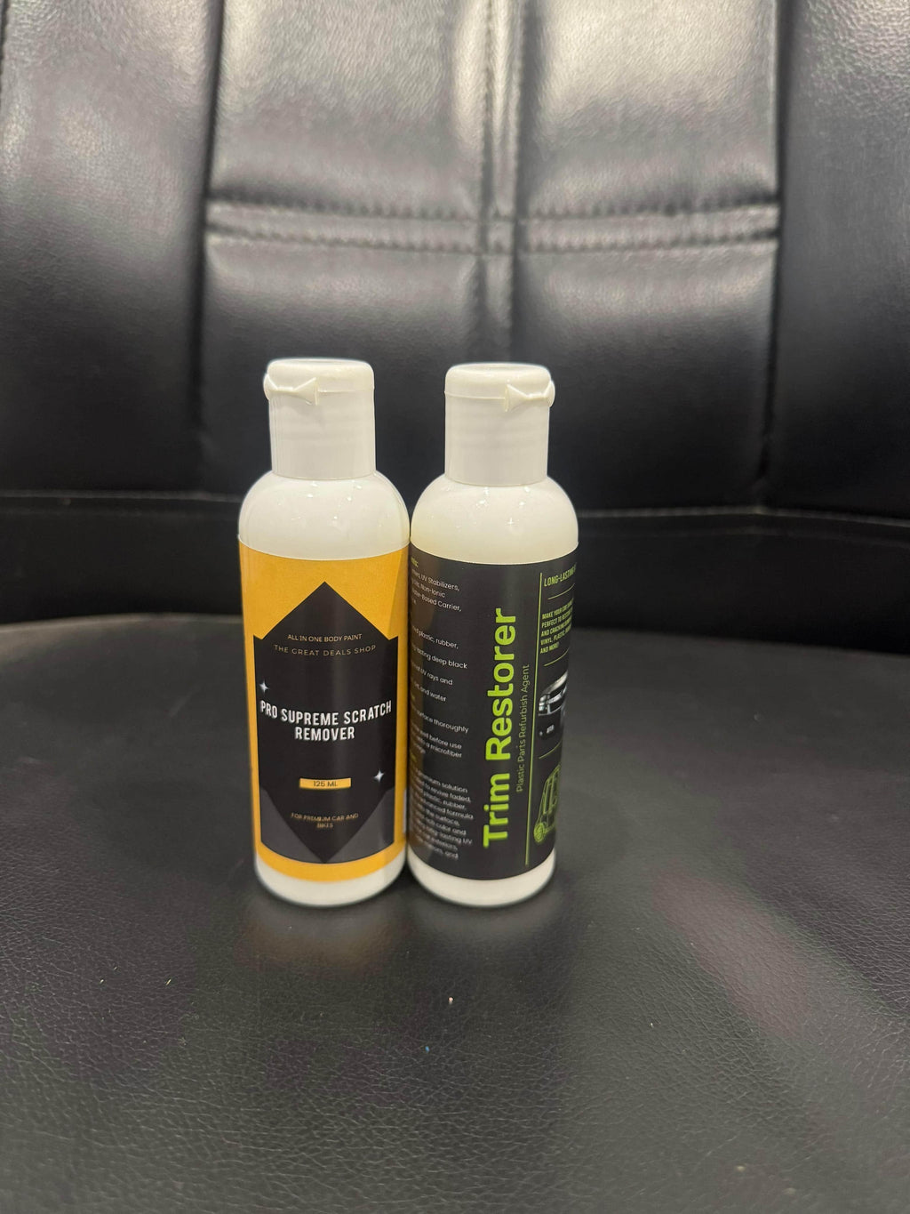Pro Supreme Scratch Remover 125 ml and Trim Restorer 100 ml Pack of 1