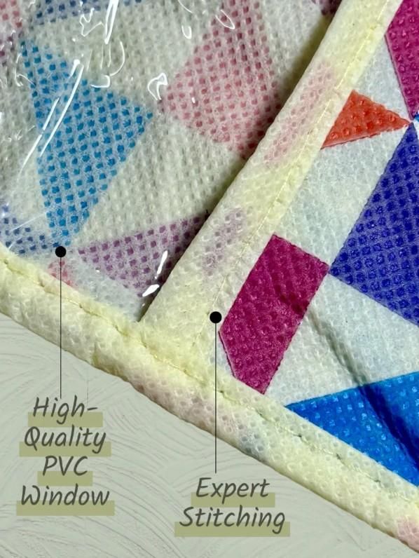 High Quality Triangle Printed Saree Cover