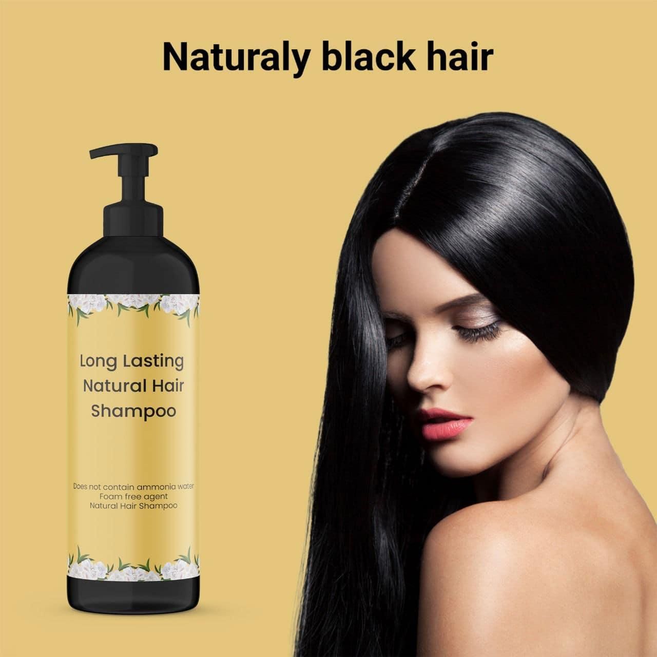 Long Lasting Natural Hair Dye Shampoo - 3