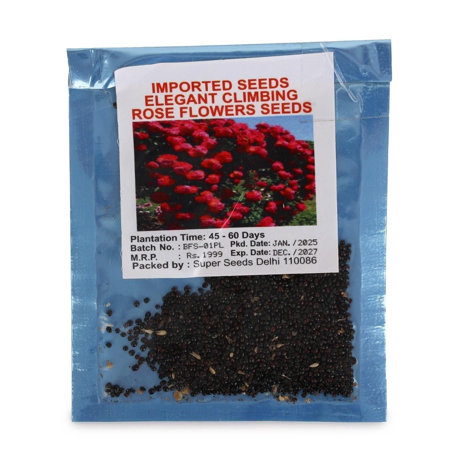 Plant Growth Serum + Rose Seeds Pack of 2 - ( 2  Rose Seeds + 1 Plant Growth Serum)