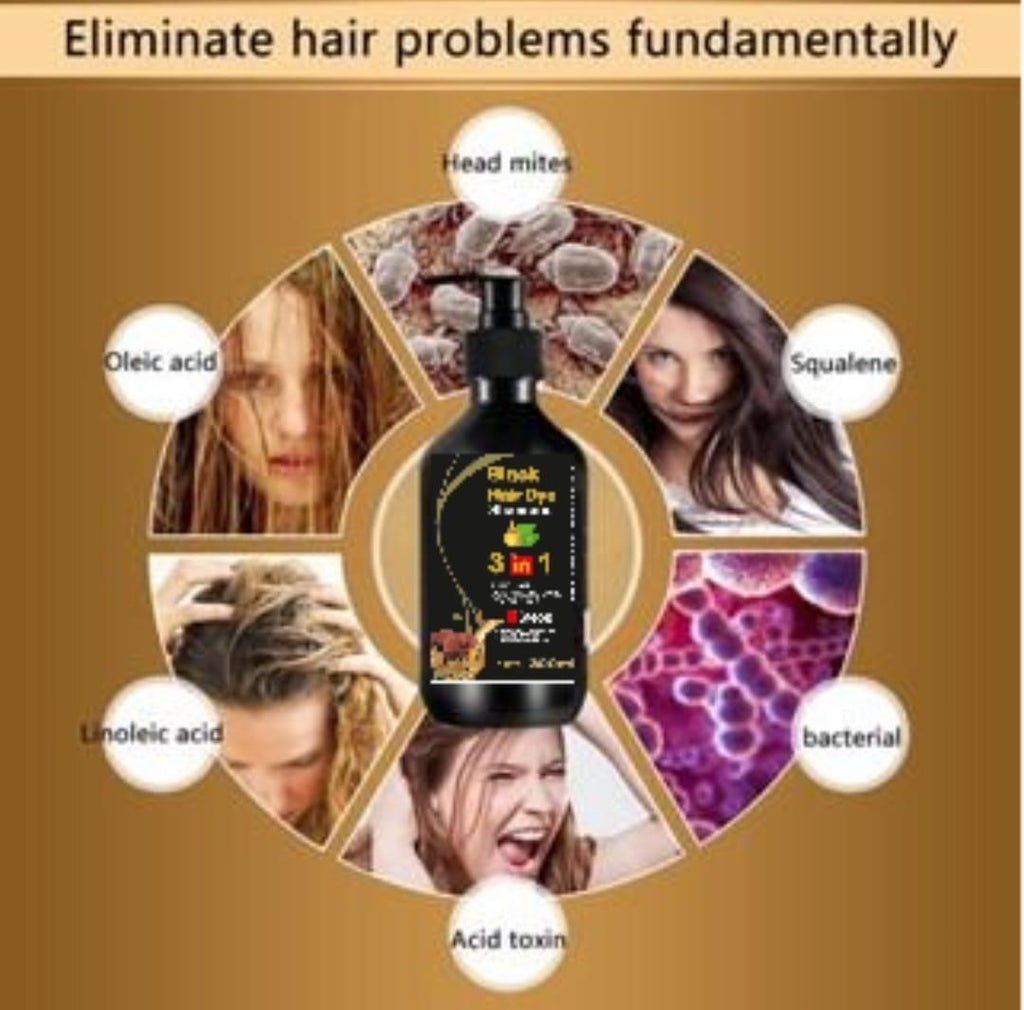 BLOSDREAM Black Hair Shampoo