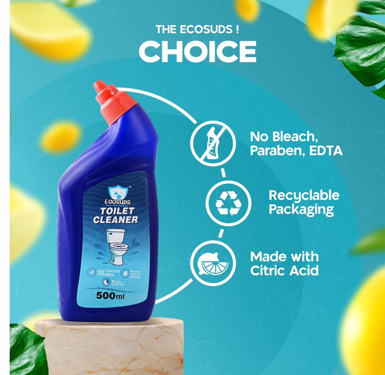 Toilet Cleaner Liquid Ultra Thick Toilet Bowl Cleaner  (Pack of 1)