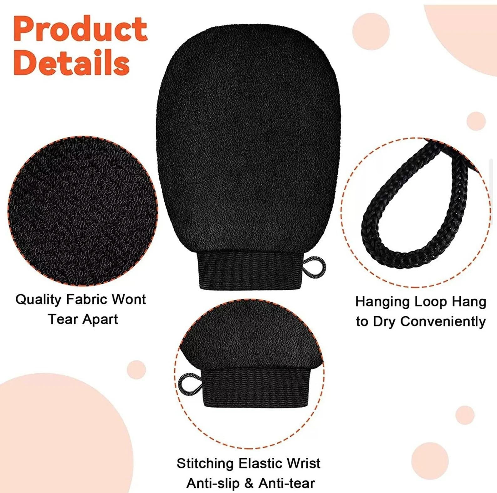 Glove Bathing Essential, Used To Remove Dead Skin