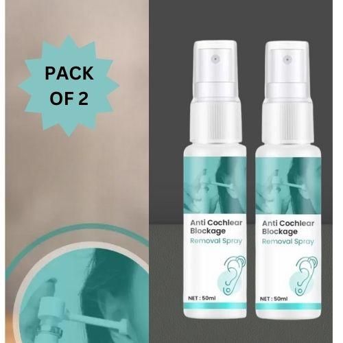 Anti Cochlear/Earwax Blockage Removal Spray, Ears(Pack Of 2)