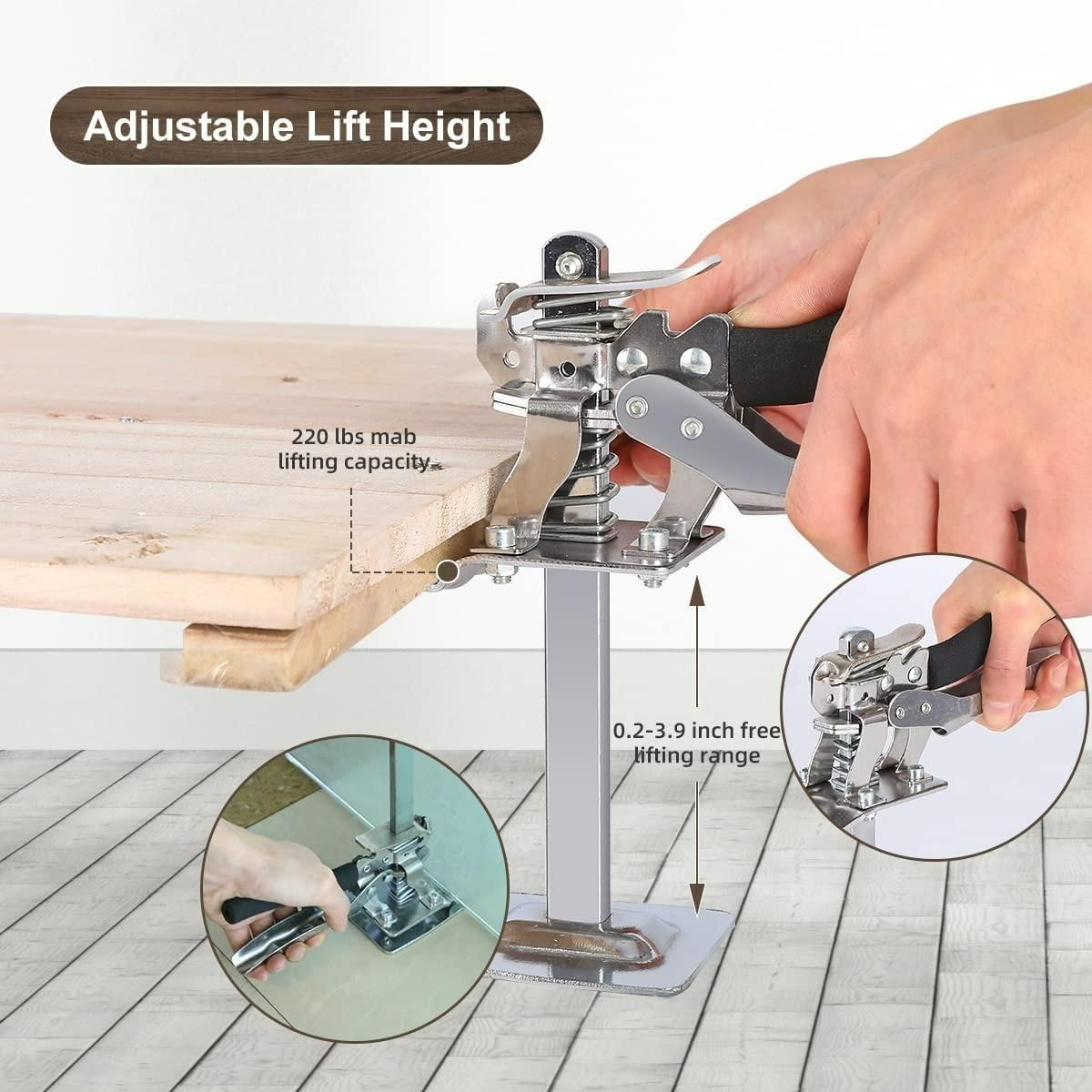 Portable Height Adjustable Lift Jack