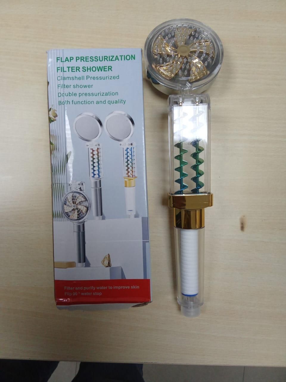 Powerful High Pressure Designer Flip Shower