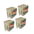 Saree Cover - Printed Non Woven Saree Cover with Handles and Transparent Front (Pack of 4)