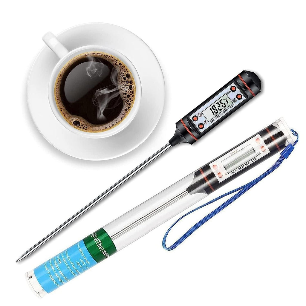 Stainless Probe Kitchen Food Meat Thermometers