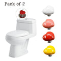 Toilet Press Button Heart Shape (Pack of 2)